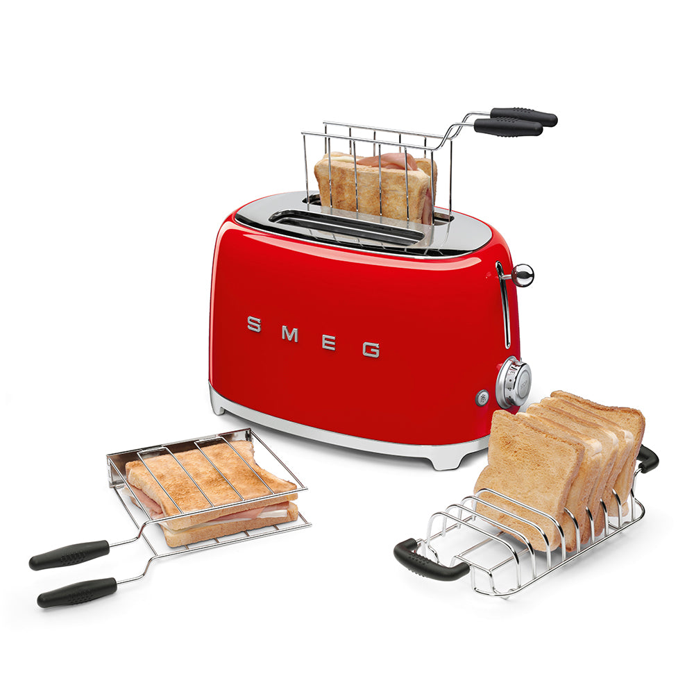 Tostadora Smeg estilo años 50 de 2 rebanadas - TSF01